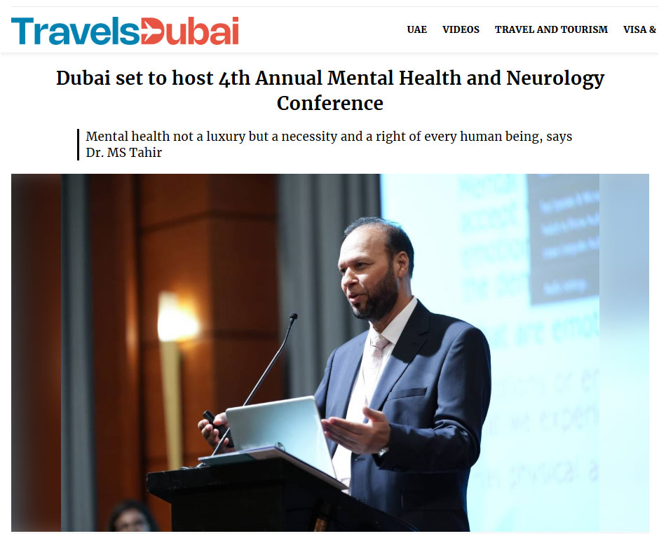 Dubai Set to Host 4th Annual Mental Health and Neurology Conference